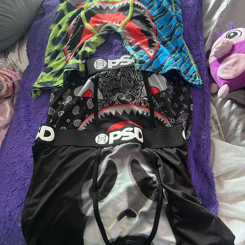 PSD Swim Trunks Black and Green Vibrant Design